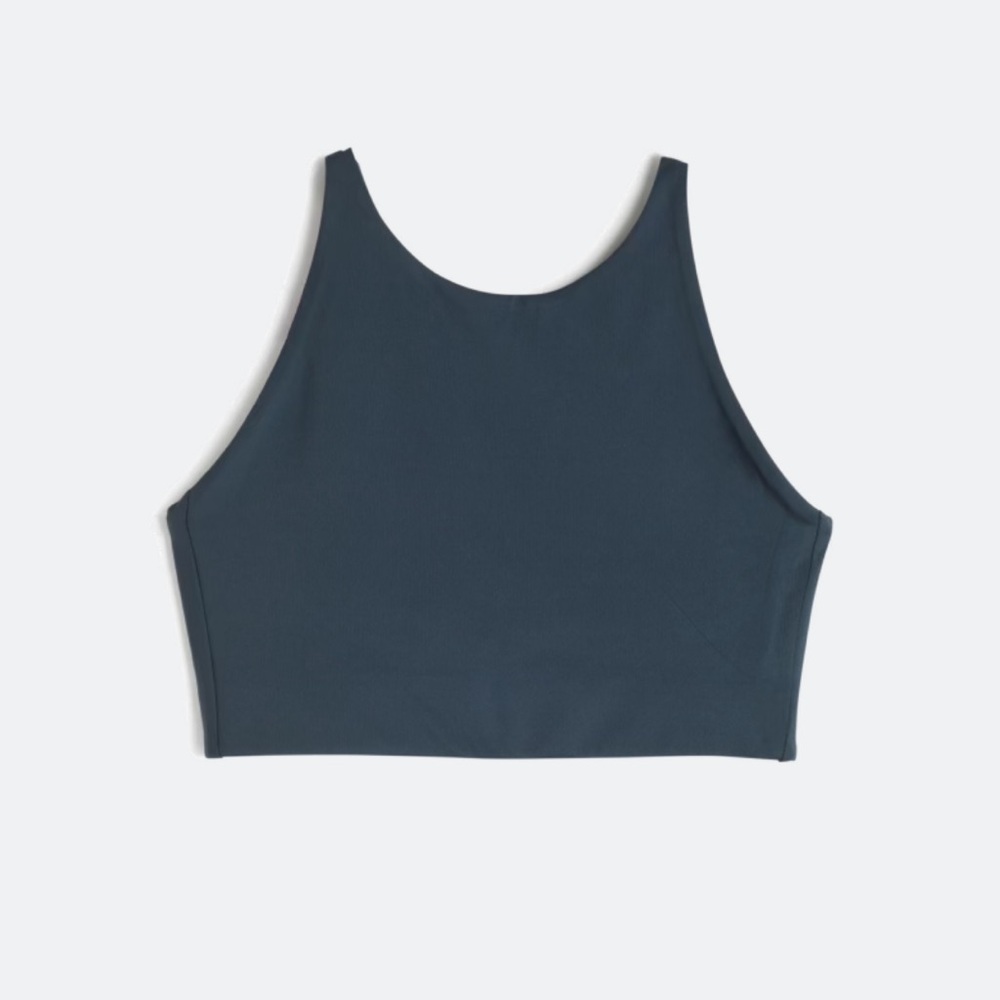 Girlfriend Collective Topanga cross back performance Navy Sports Bra